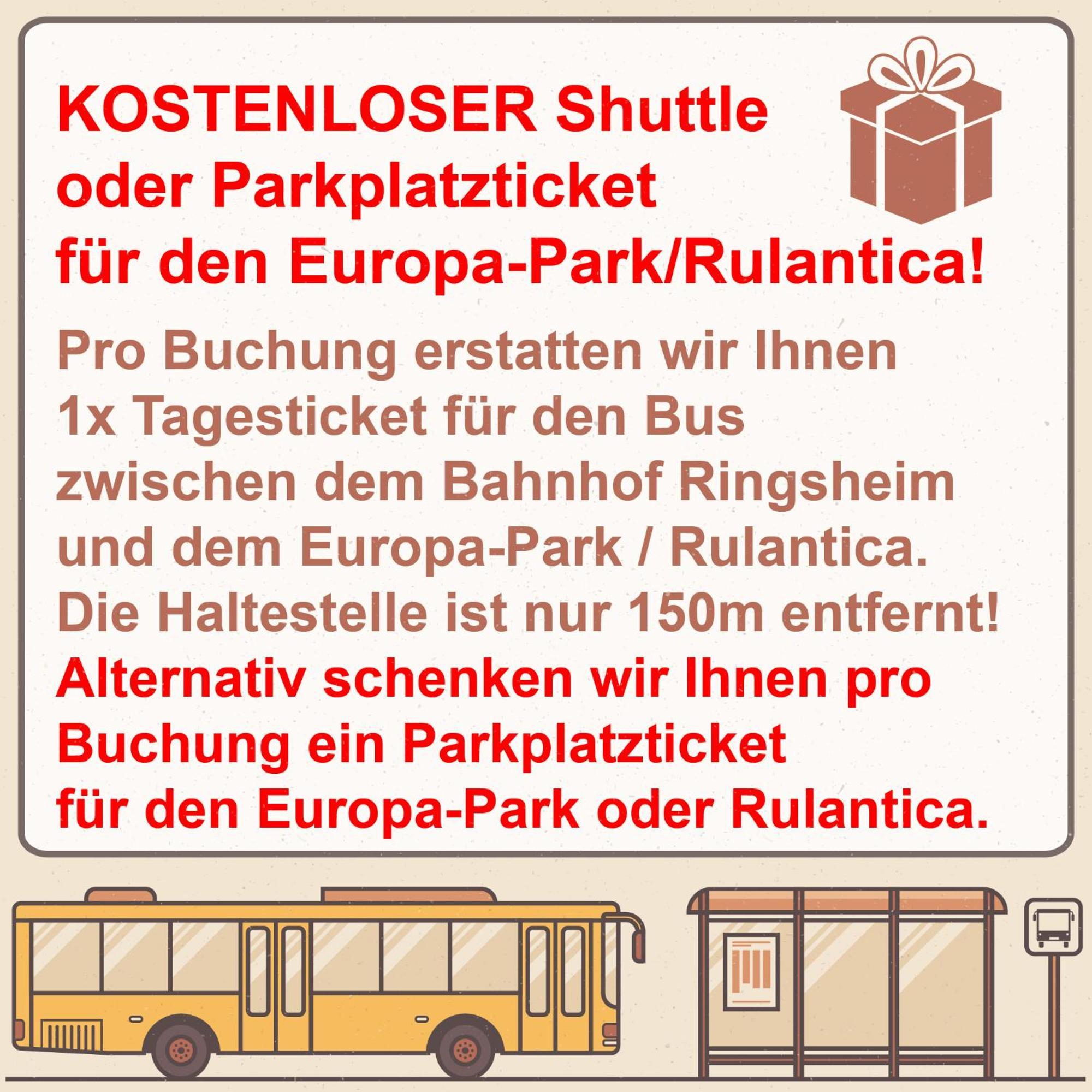 Hotel SunParc - SHUTTLE zum Europa-Park Rust 4km&Rulantica 2km Ringsheim Exterior foto